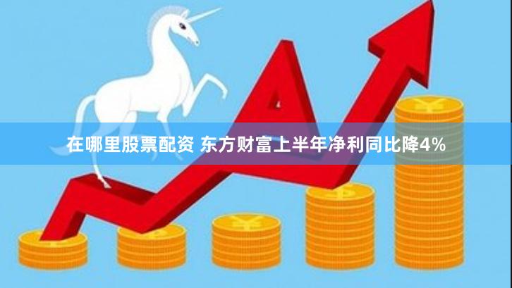 在哪里股票配资 东方财富上半年净利同比降4%