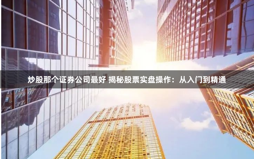 炒股那个证券公司最好 揭秘股票实盘操作：从入门到精通